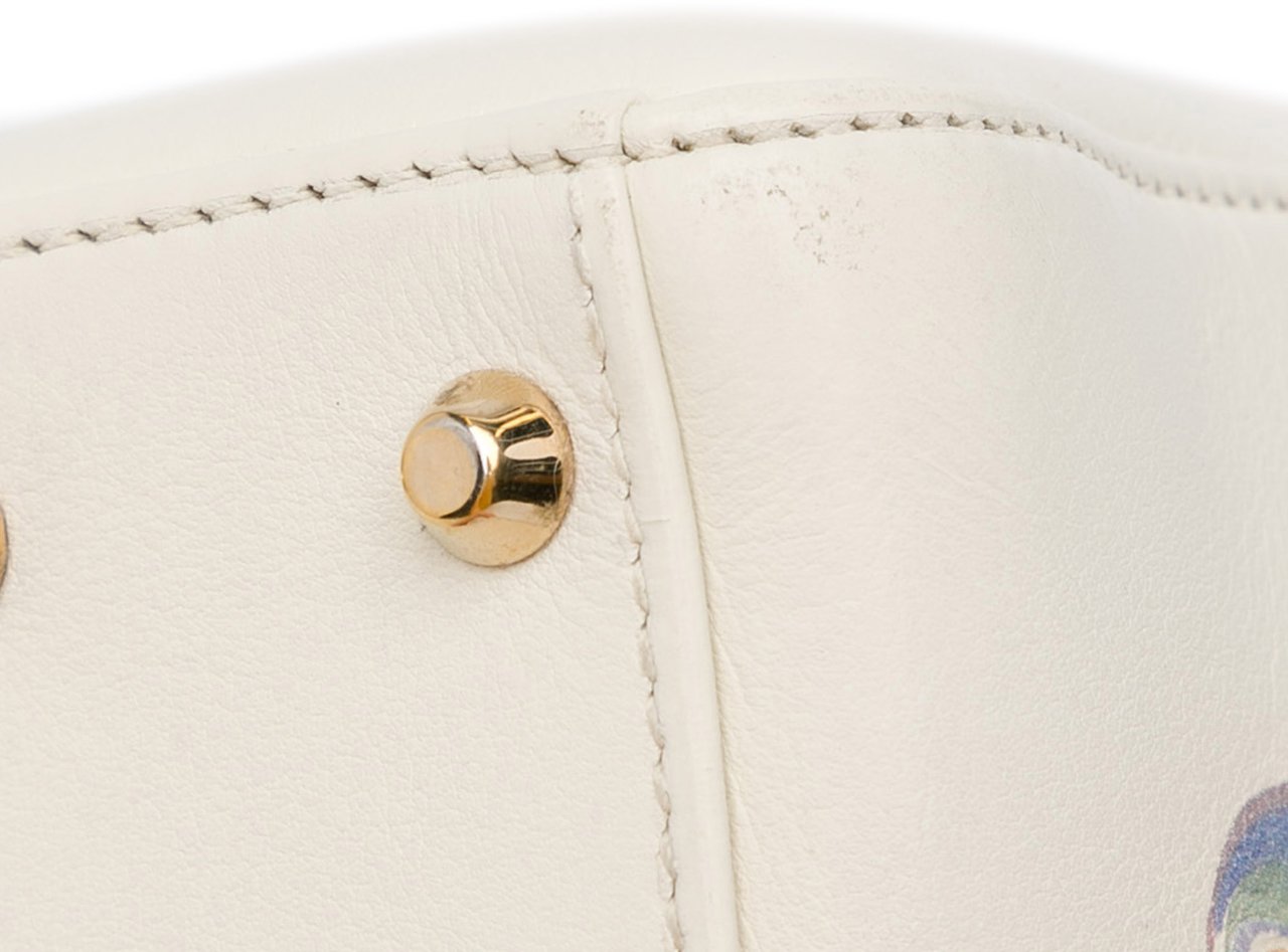 Dior DiorAmour Niki De Saint Phalle Mini Calfskin Lady Dior Wit