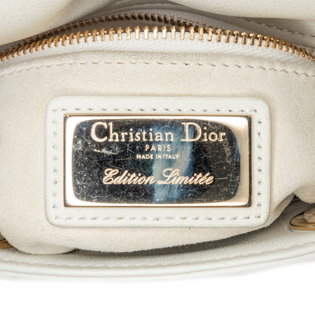 Dior DiorAmour Niki De Saint Phalle Mini Calfskin Lady Dior Wit