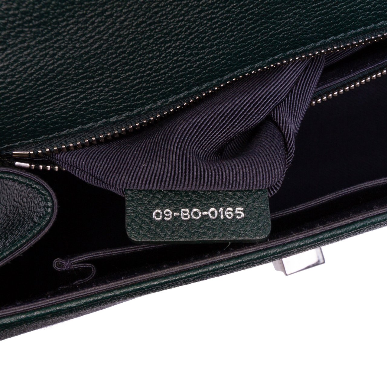 Dior Large Grained Calfskin Diorama Flap Groen