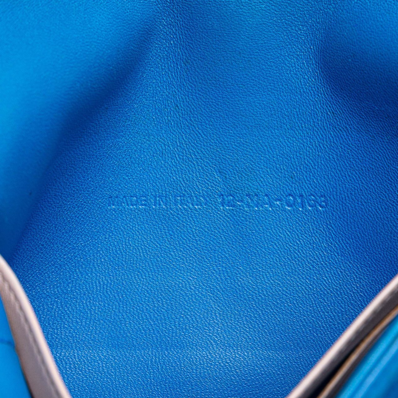 Dior Lambskin Cannage Miss Dior Promenade Chain Crossbody Blauw