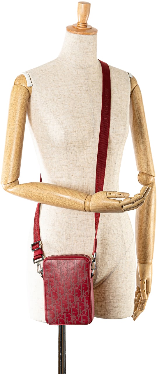 Dior Oblique Galaxy World Tour Messenger Bag Rood