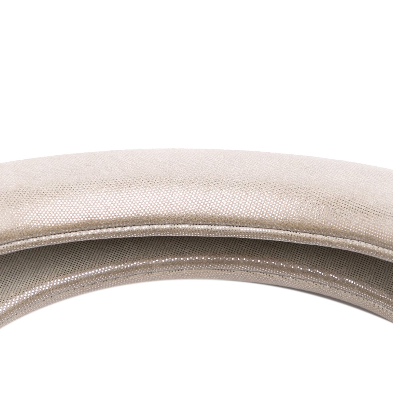 Dior Mini Iridescent Lambskin Cannage Lady Dior Zilver