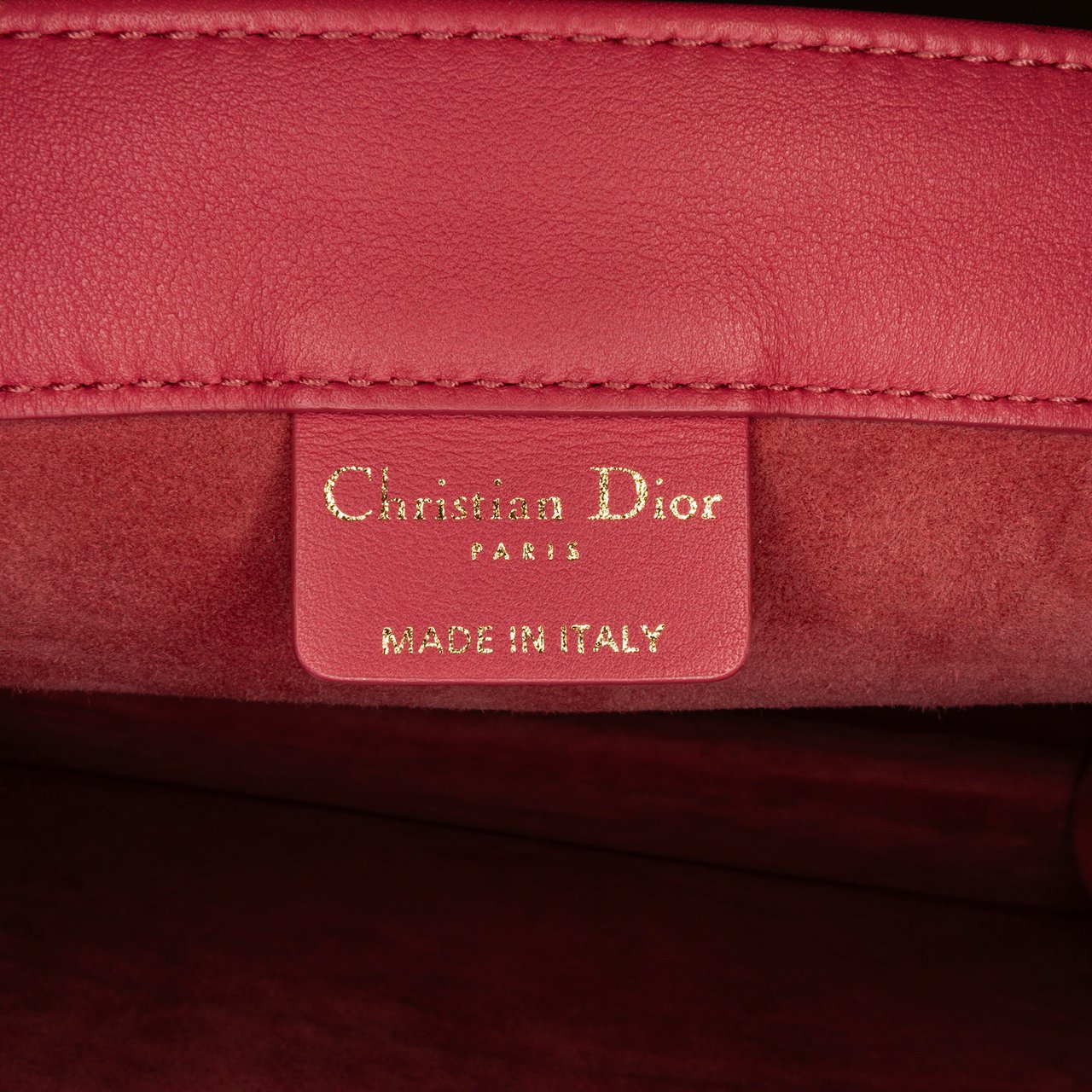 Dior Medium Embossed Book Tote Roze