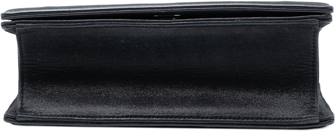 Dior Small Lambskin Diorama Flap Zwart