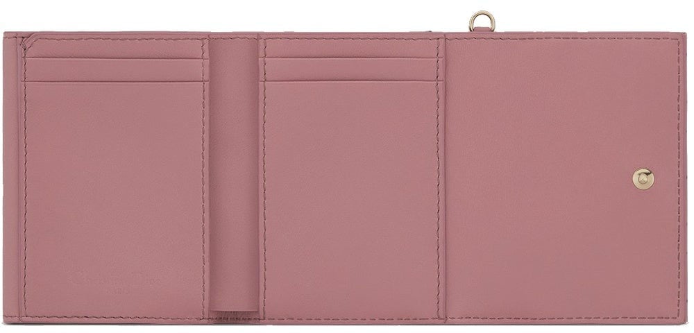 Dior Dior Lotus Leather Wallet Roze