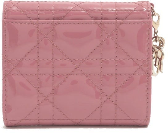 Dior Dior Lotus Leather Wallet Roze