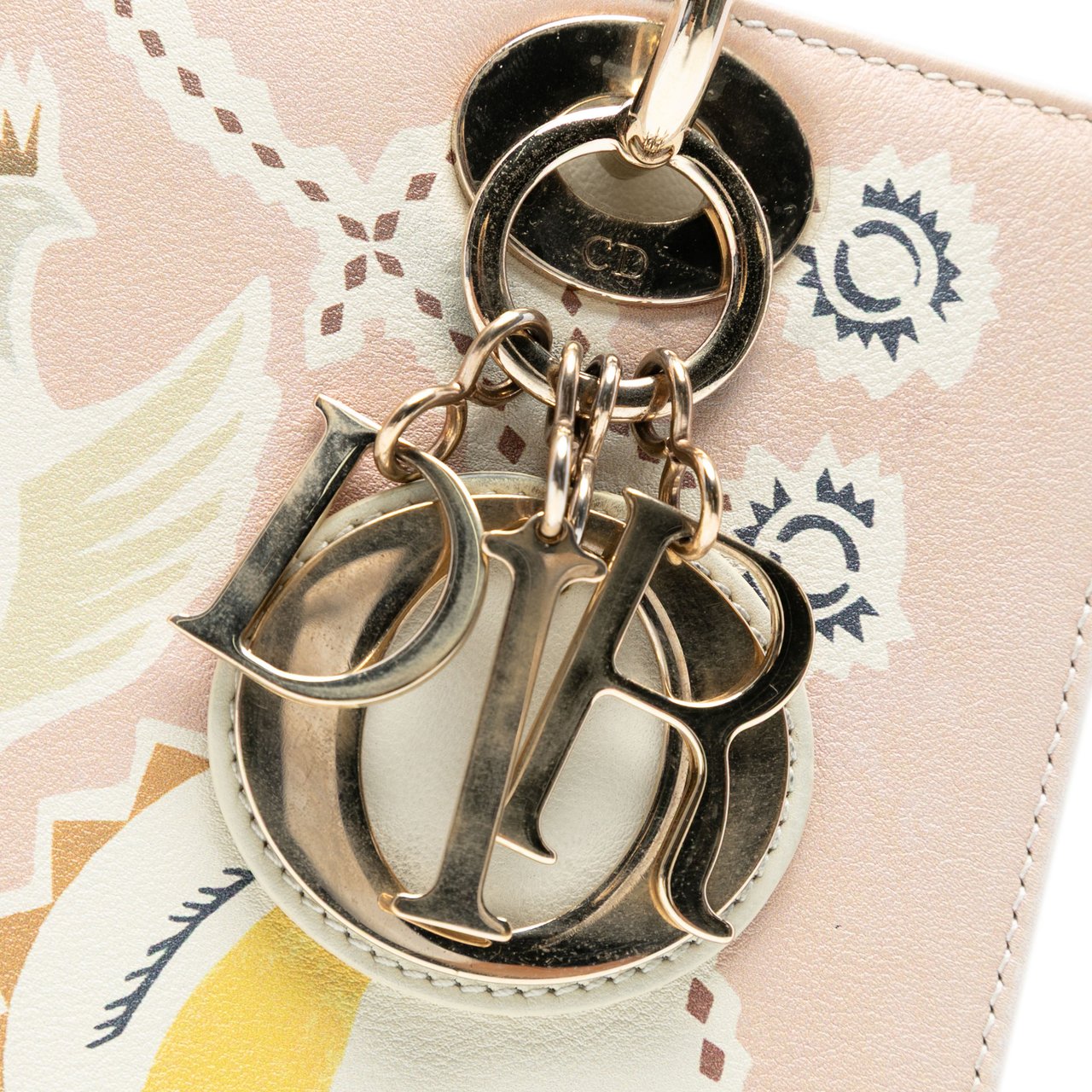 Dior Medium Calfskin Fairy Tale Lady Dior Roze