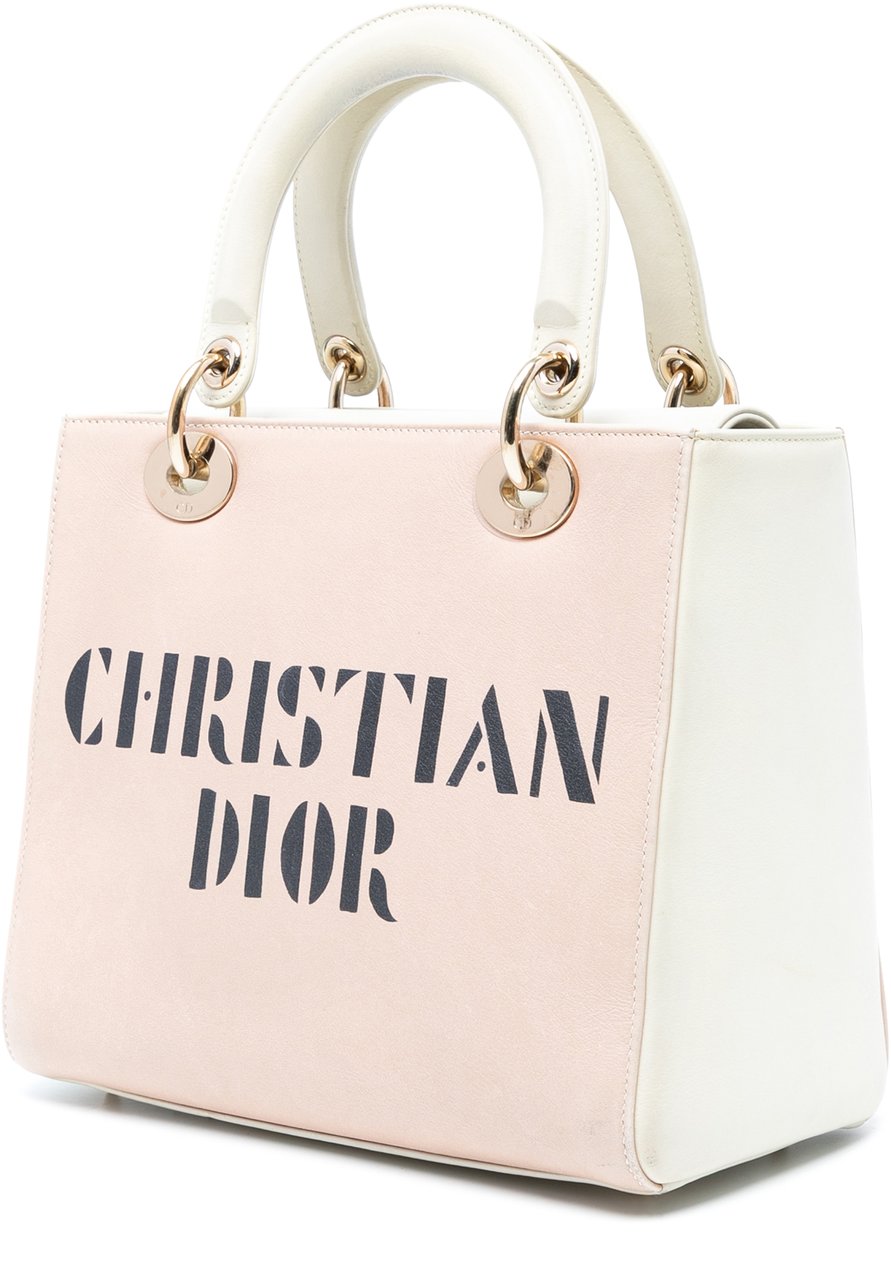 Dior Medium Calfskin Fairy Tale Lady Dior Roze