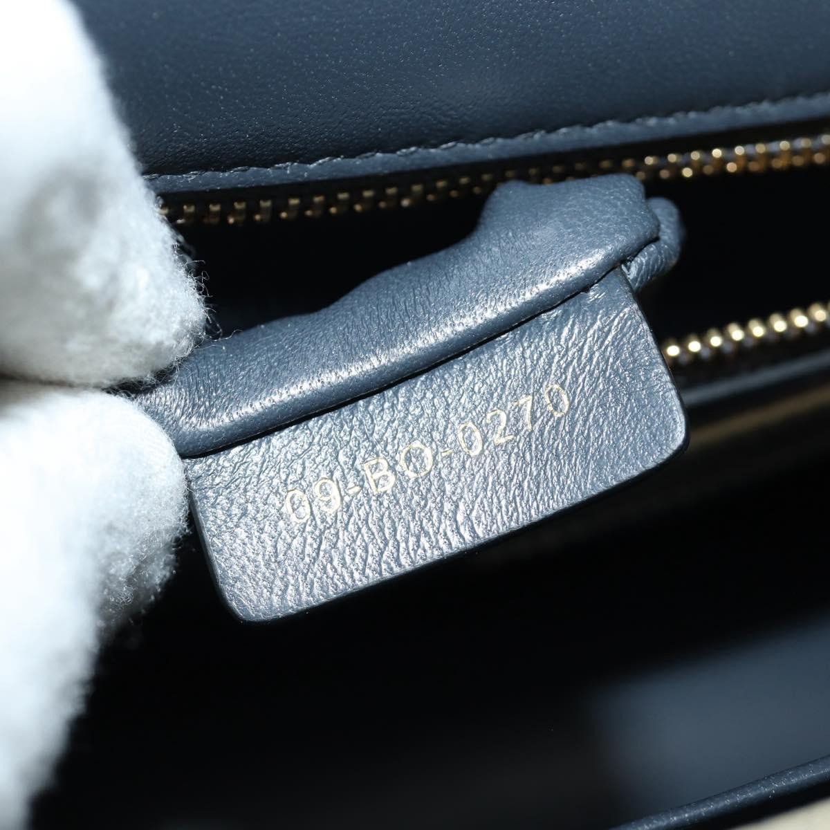 Dior Christian Dior 30 Montaigne Chain Flap Micro Cannage Metallic Calfskin Beige