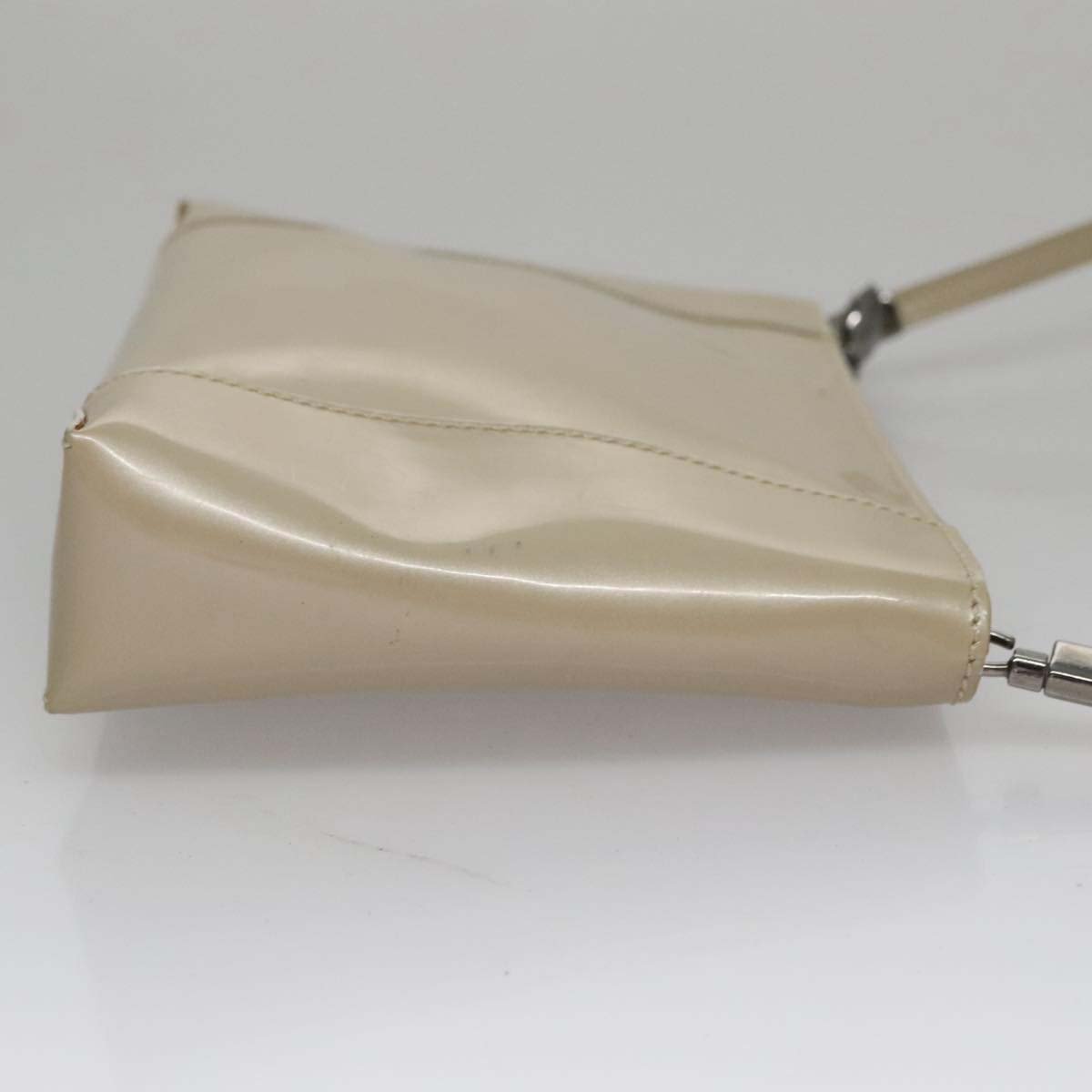Dior Christian Dior Shoulder Patent leather Beige