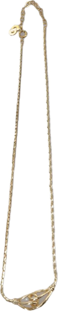 Dior Christian Dior Vintage CD Jumbo chain necklace Metal Goud