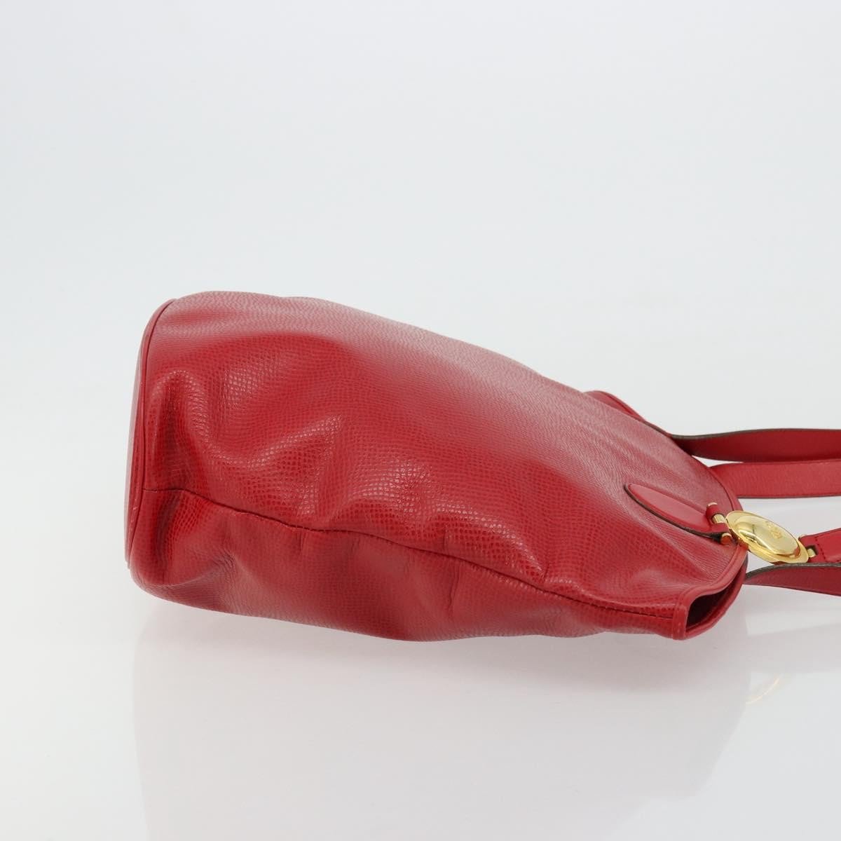 Dior Christian Dior Vintage Tote Leather Rood
