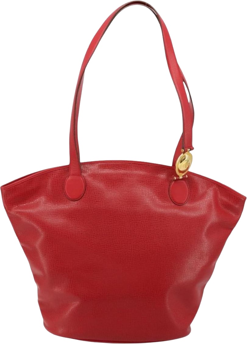 Dior Christian Dior Vintage Tote Leather Rood