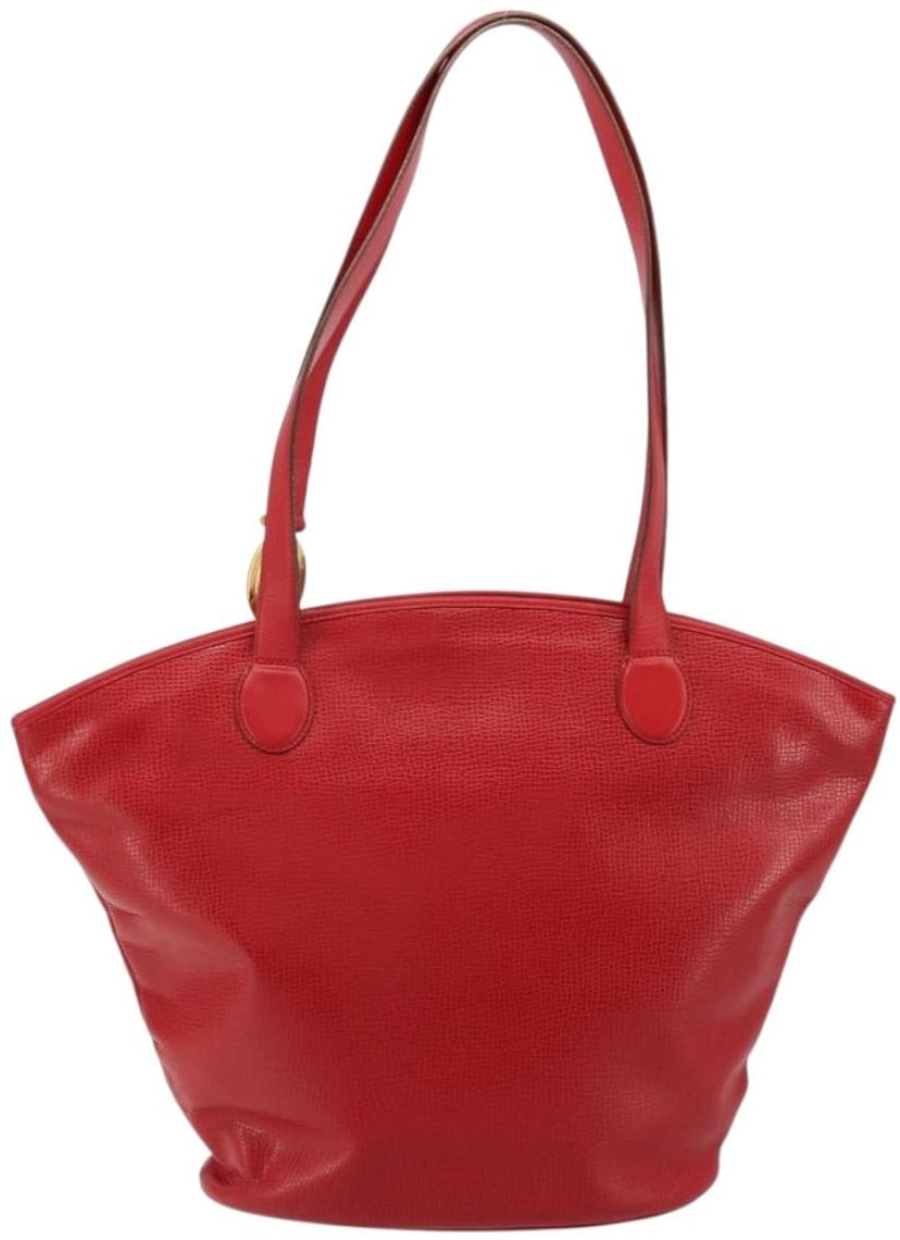 Dior Christian Dior Vintage Tote Leather Rood