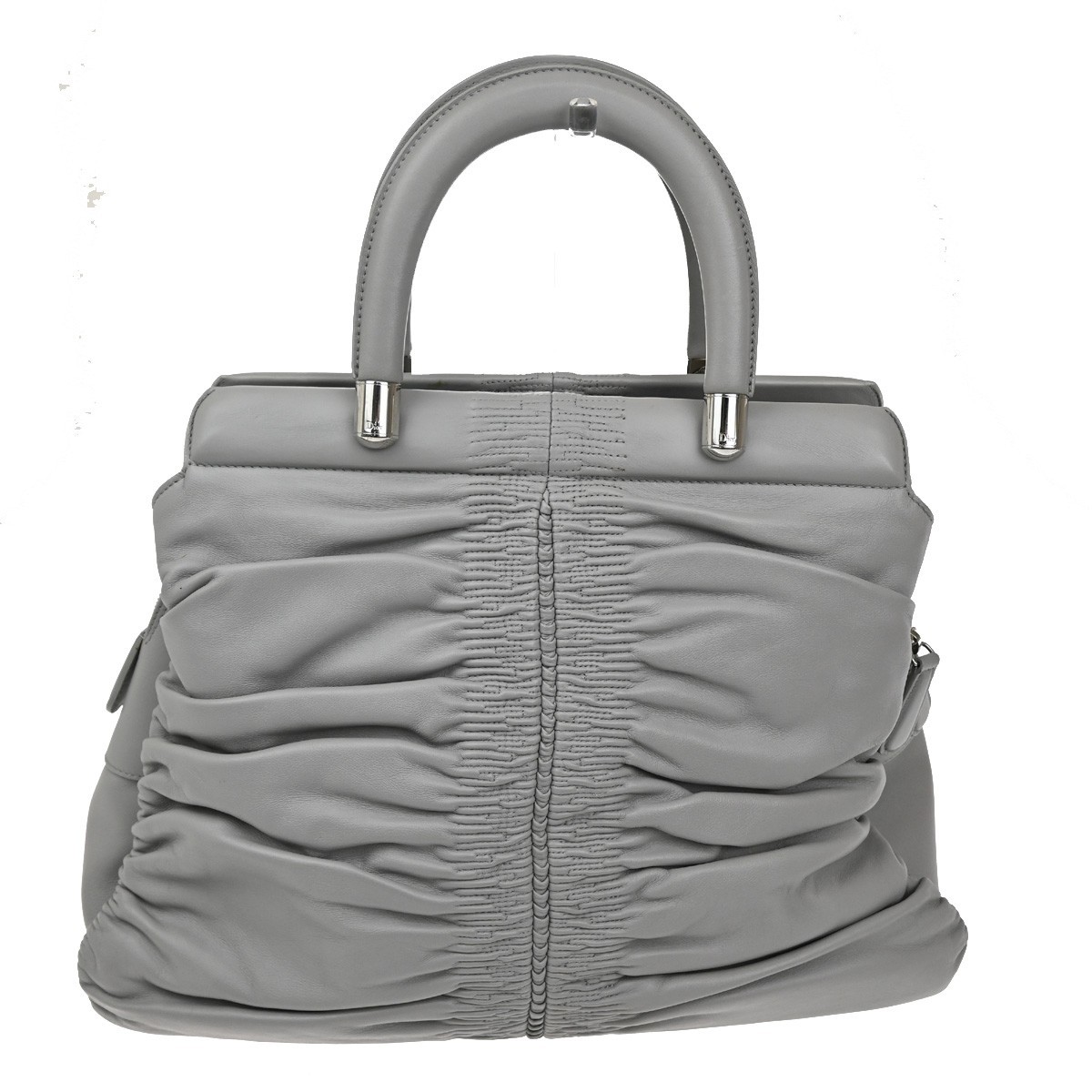 Dior Christian Dior Karenina Tote Lambskin Medium Grijs