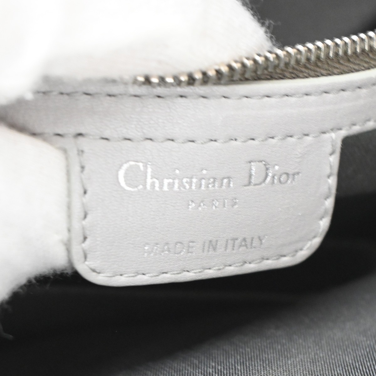 Dior Christian Dior Karenina Tote Lambskin Medium Grijs