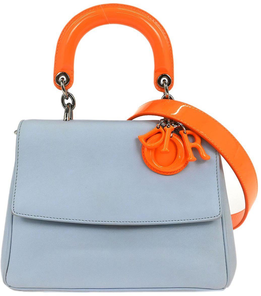 Dior Christian Dior Be Dior Bag Smooth Leather Mini Blauw