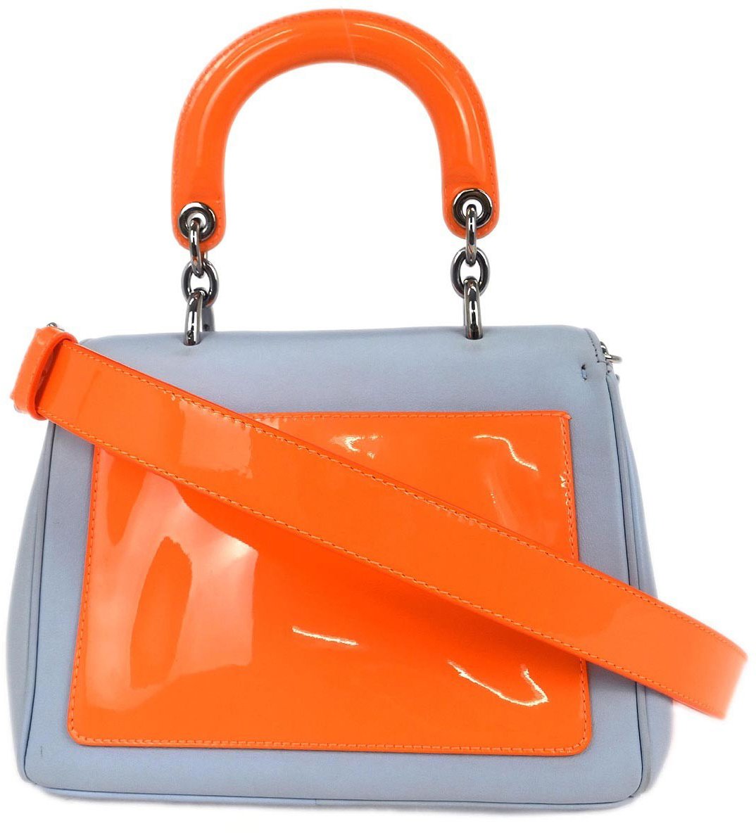 Dior Christian Dior Be Dior Bag Smooth Leather Mini Blauw