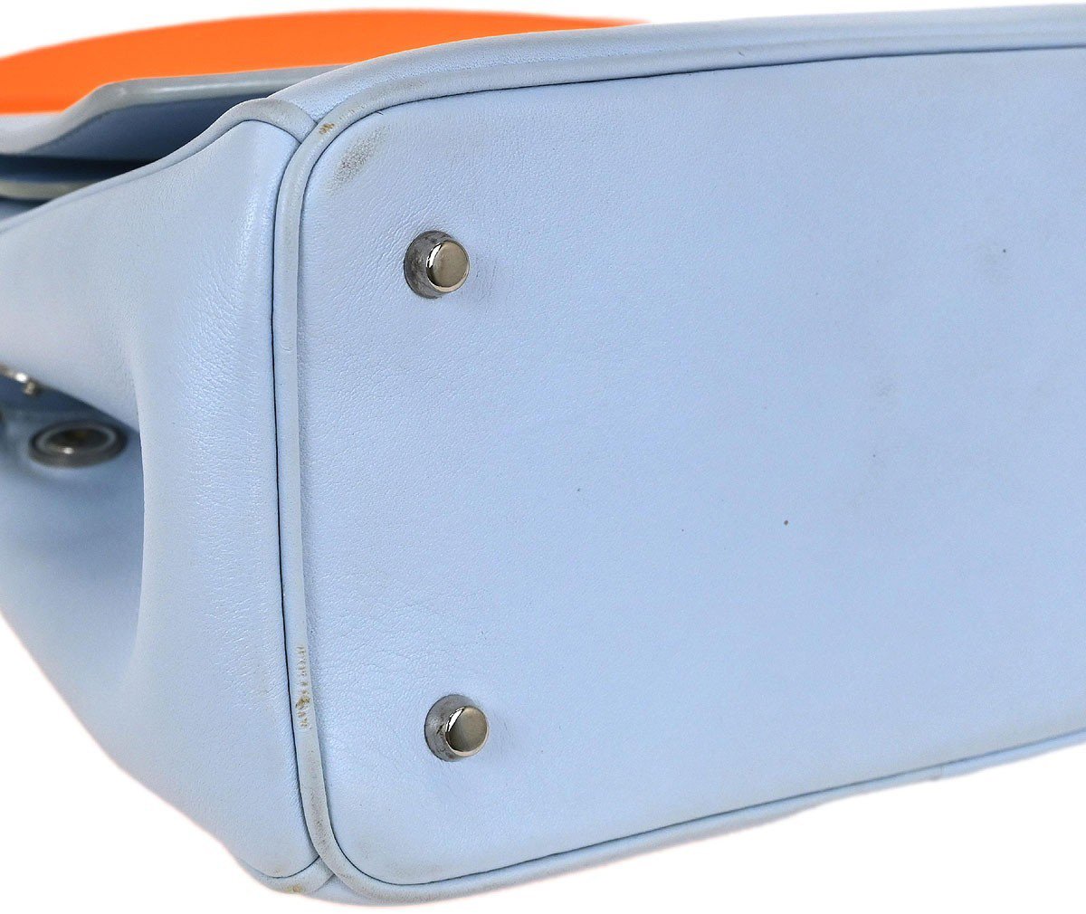 Dior Christian Dior Be Dior Bag Smooth Leather Mini Blauw