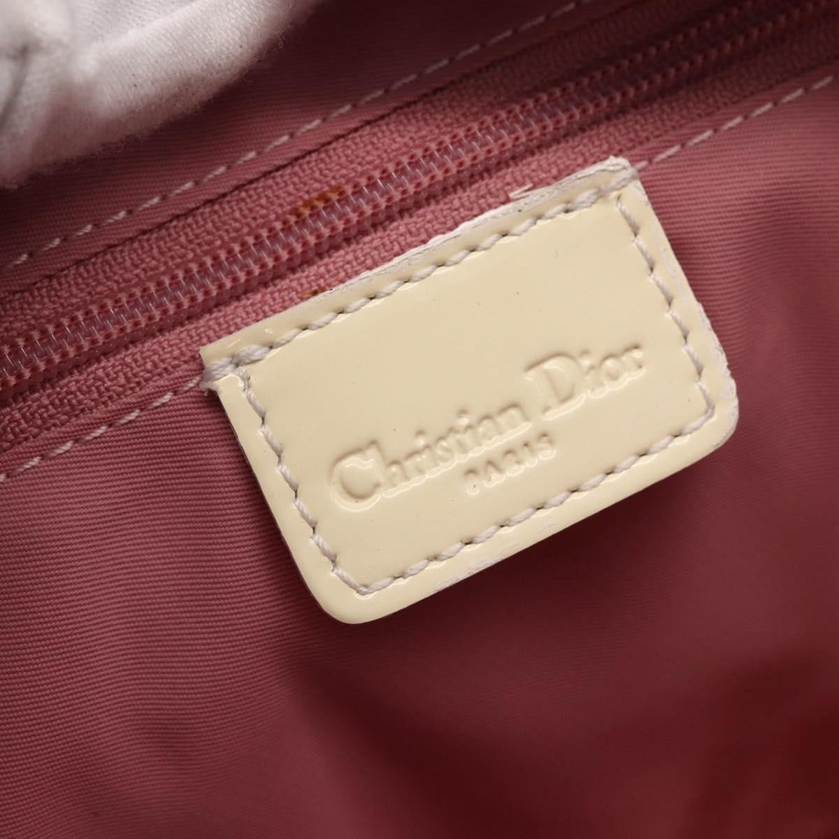 Dior Christian Dior Vintage Crossbody Bag Diorissimo Canvas Medium Roze