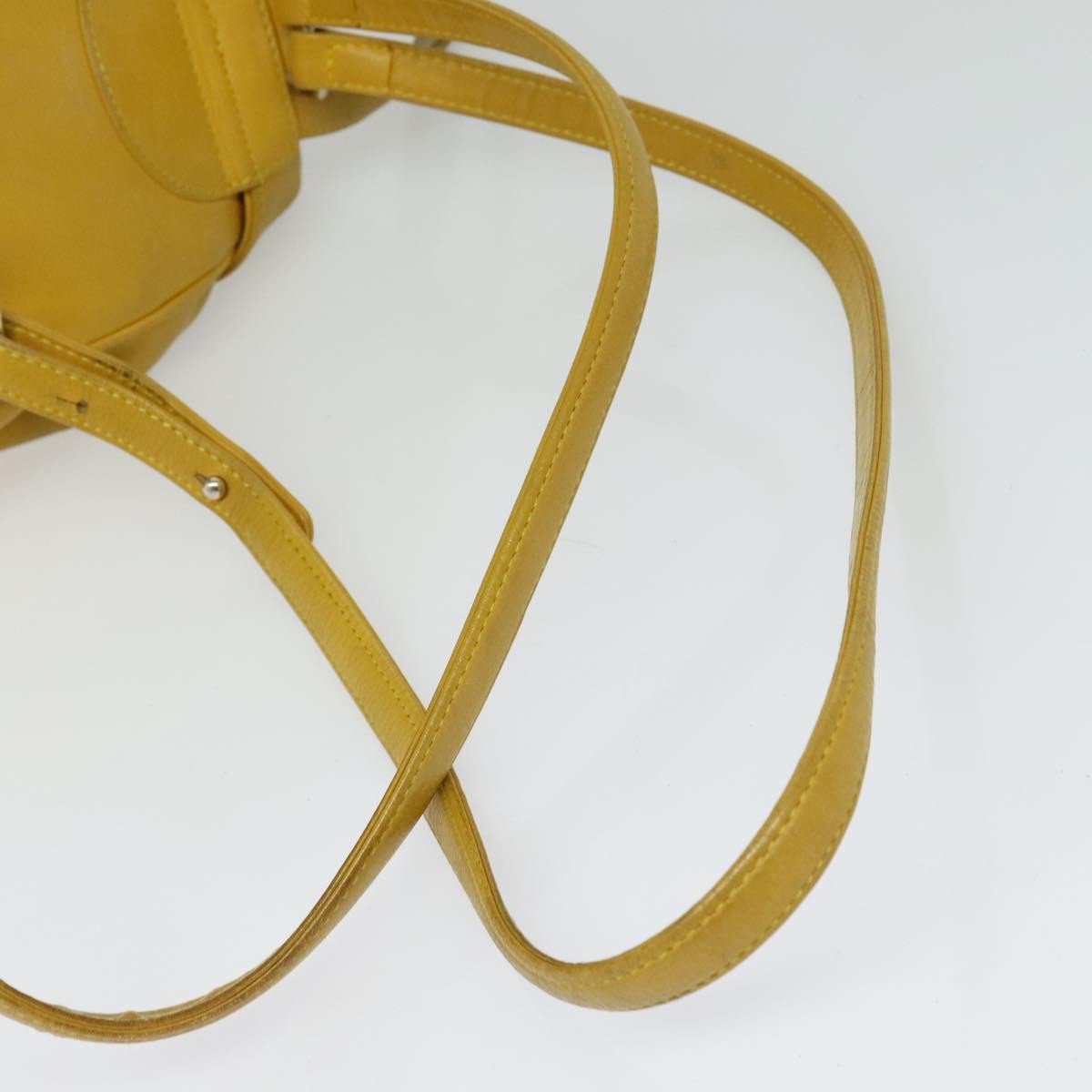 Dior Christian Dior Vintage Flap Leather Small Geel