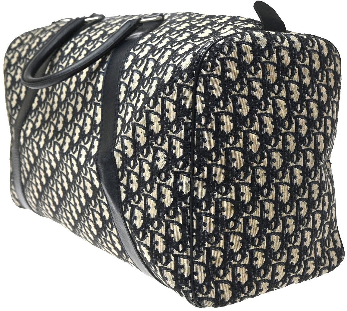 Dior Christian Dior Vintage Bowling monogram canvas 45 Navy