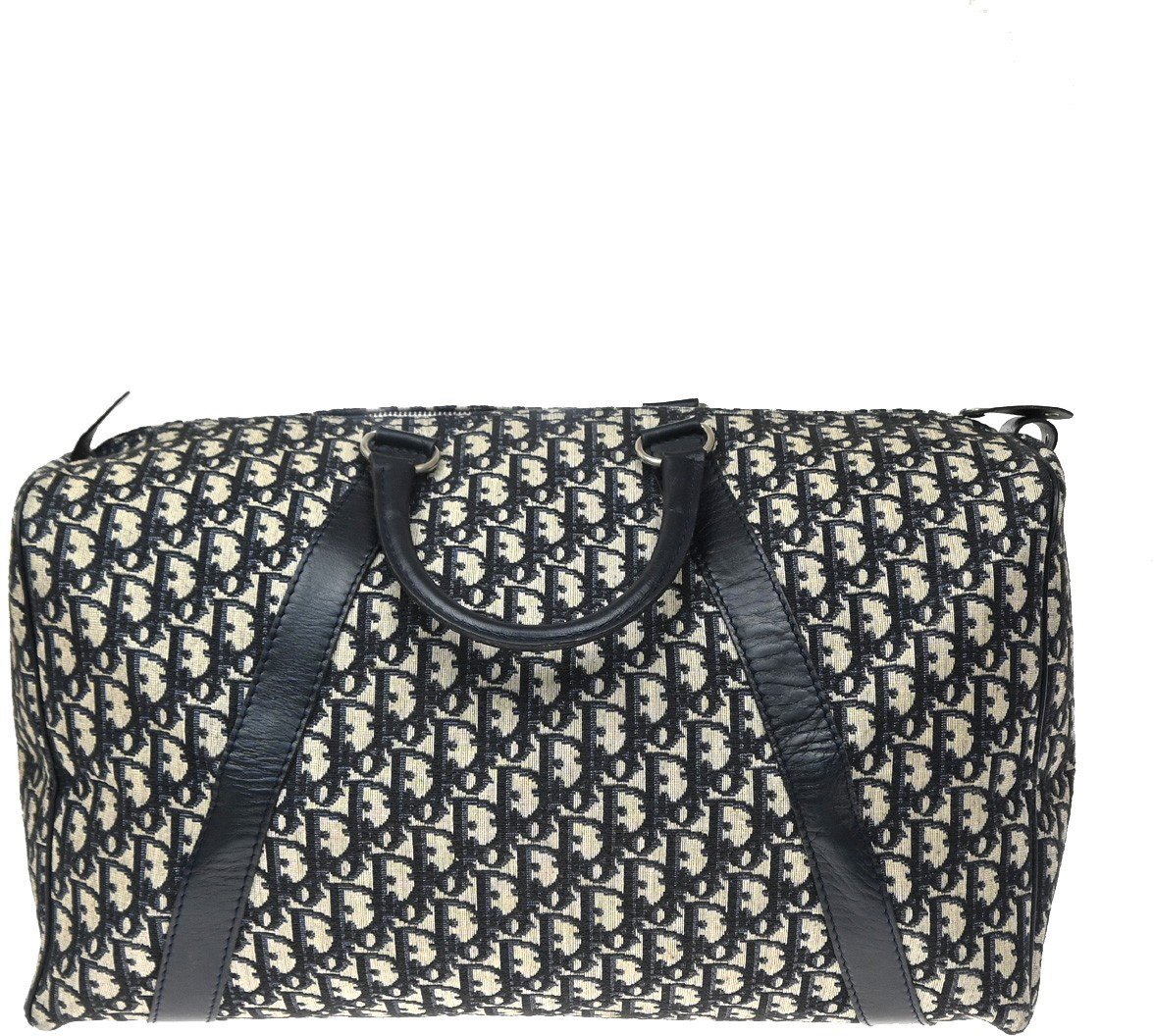 Dior Christian Dior Vintage Bowling monogram canvas 45 Navy
