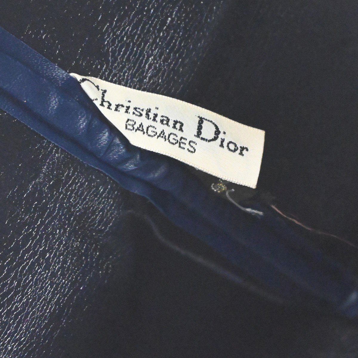 Dior Christian Dior Vintage Bowling monogram canvas 45 Navy