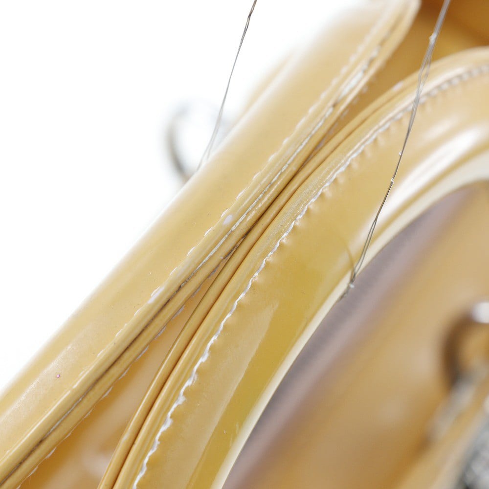 Dior Christian Dior Lady Dior Bag Patent Medium Zwart