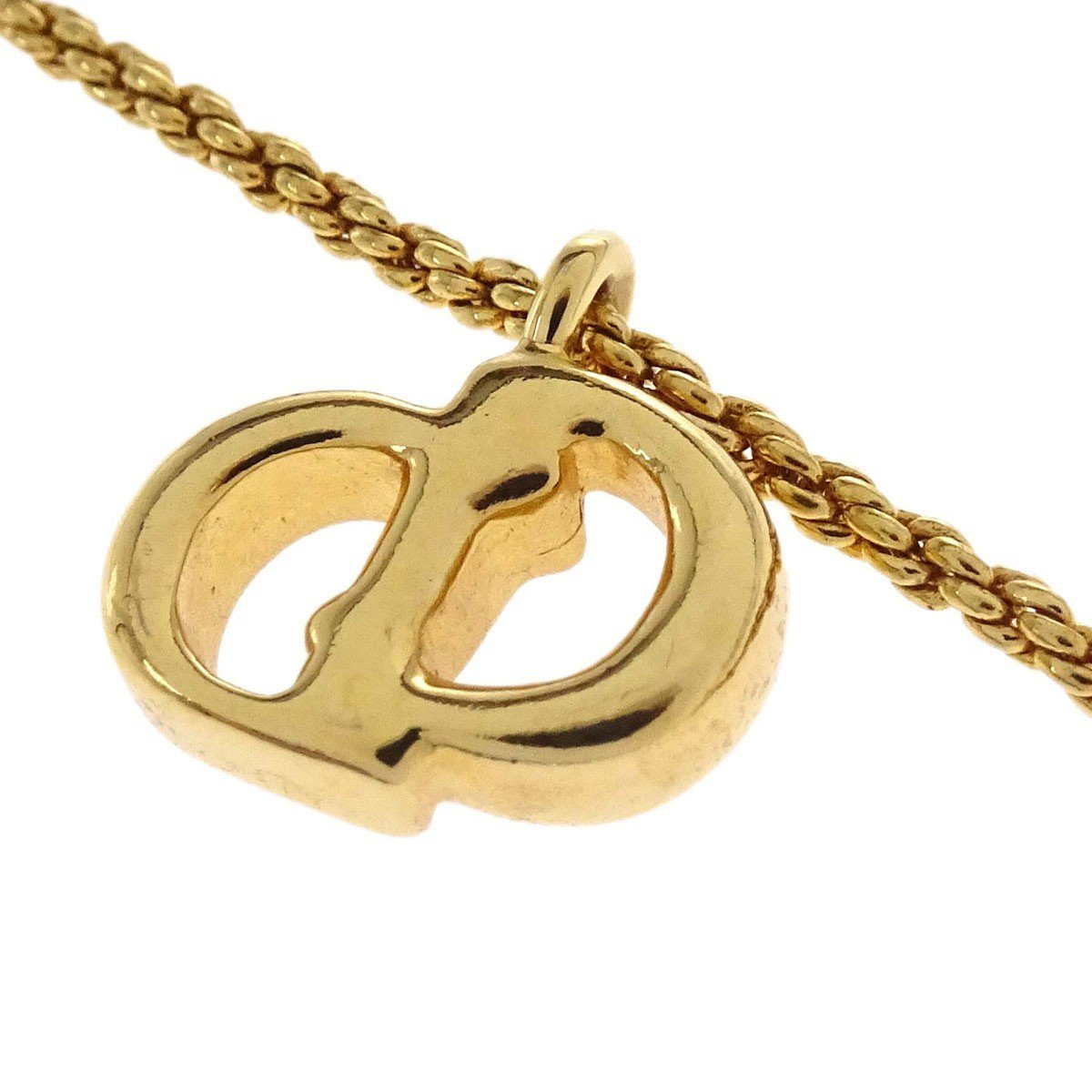 Dior Christian Dior CD Pendant Gold-plated Goud