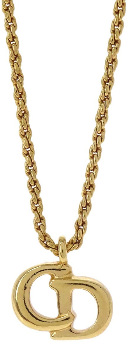 Dior Christian Dior CD Pendant Gold-plated Goud