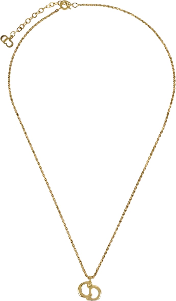 Dior Christian Dior CD Pendant Gold-plated Goud