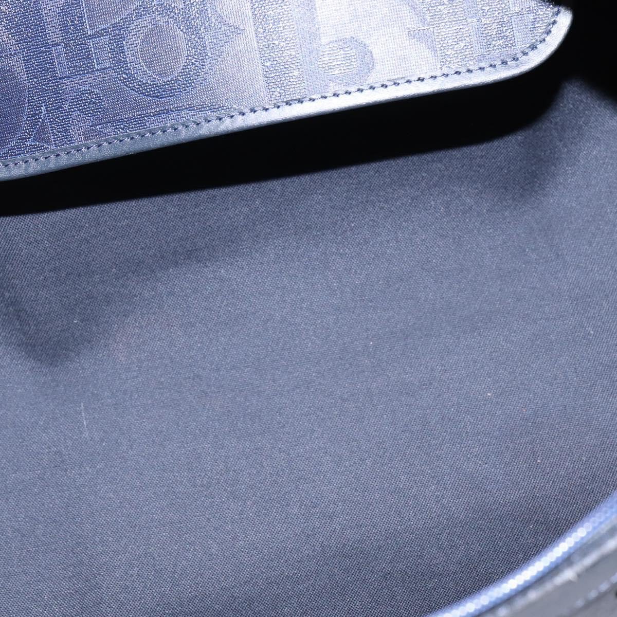 Dior Christian Dior Lady Dior Boston Bag Canvas Navy