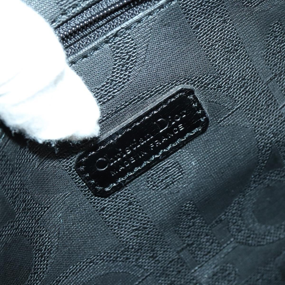 Dior Christian Dior Vintage Trotter Boston Bag PVC Zwart