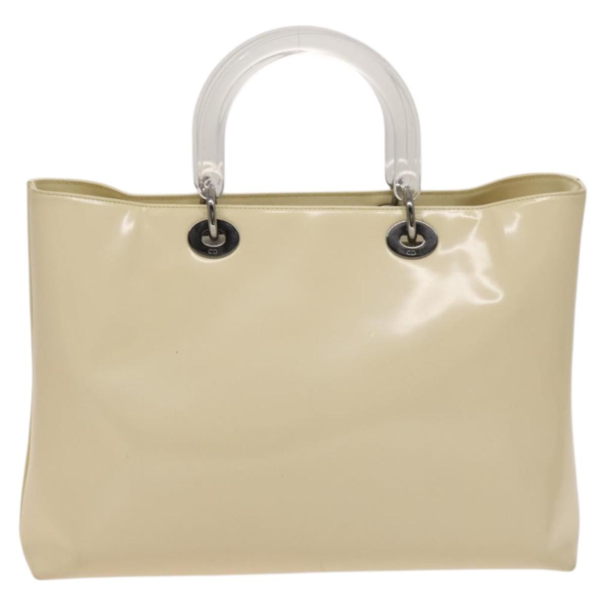 Dior Christian Dior Vintage Lady Dior Patent Patent leather Beige