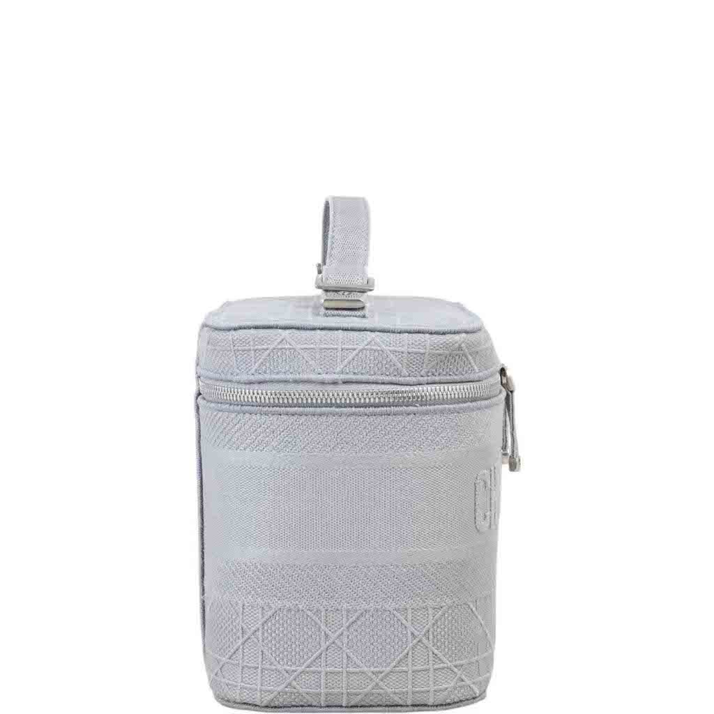 Dior Christian Dior Diortravel Vanity Embroidered Cannage LARGE Grijs