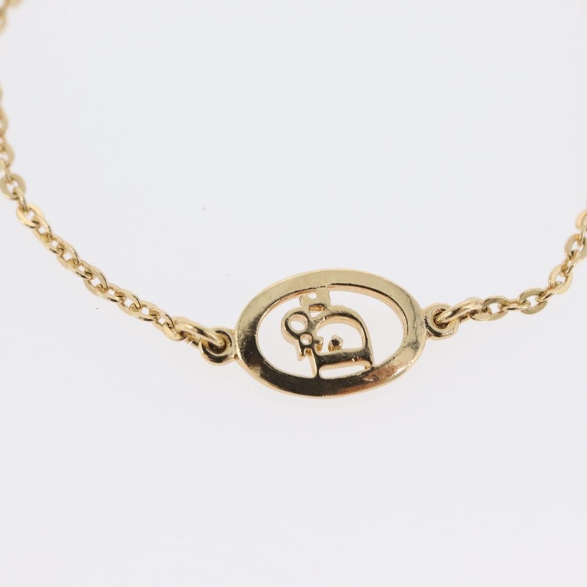 Dior Christian Dior Vintage logo Bracelet Metal Goud