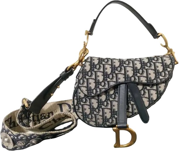 Dior Christian Dior Dior Saddle Boxy Bag Plum Dior Oblique small Grijs