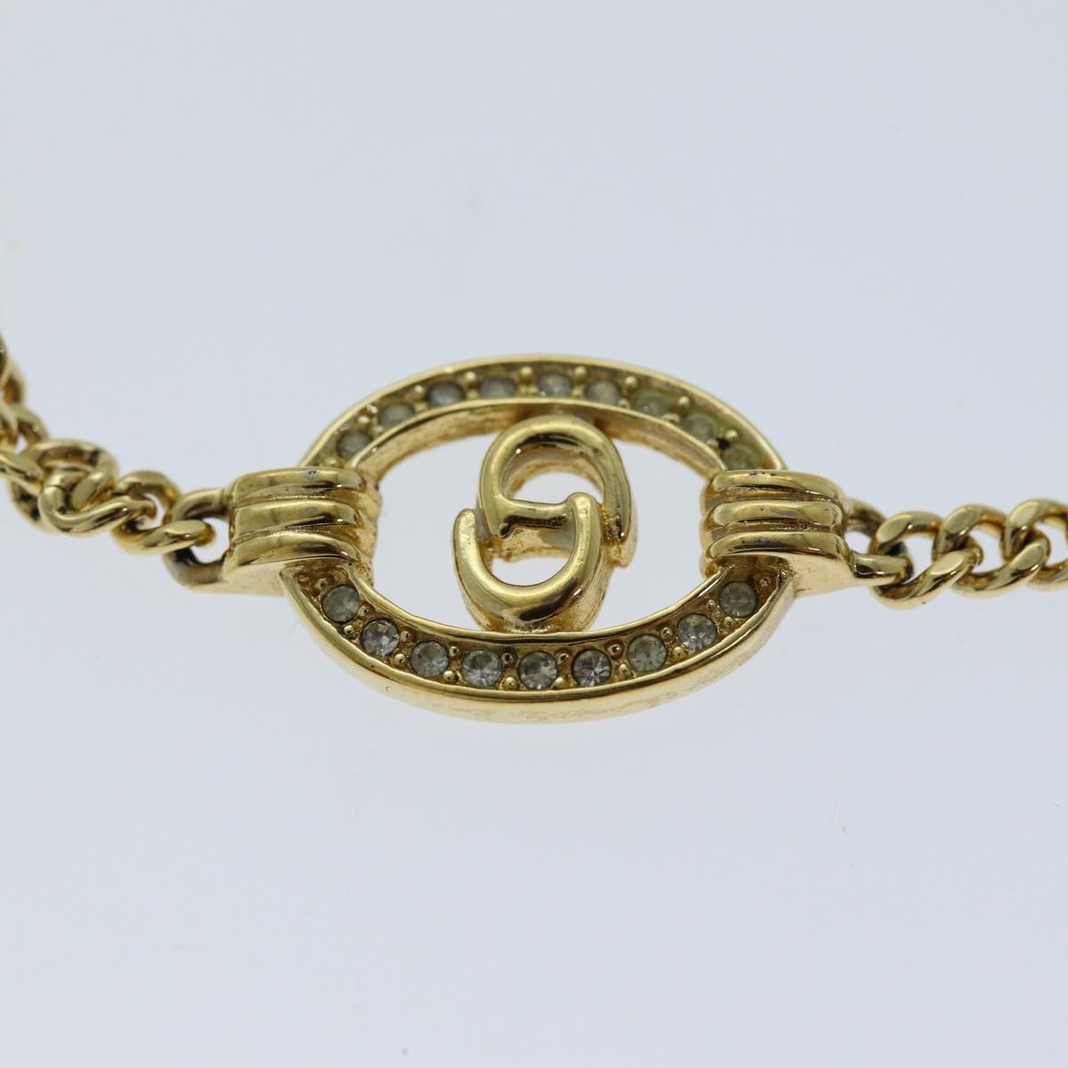 Dior Christian Dior CD Logo Bracelet Metal Goud