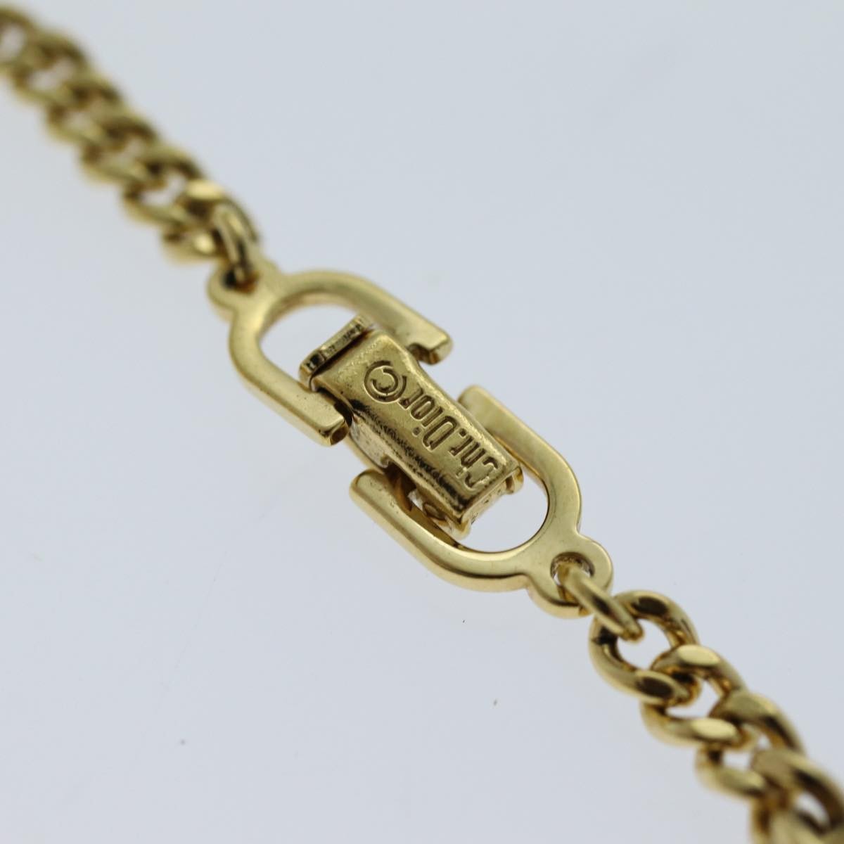 Dior Christian Dior CD Logo Bracelet Metal Goud