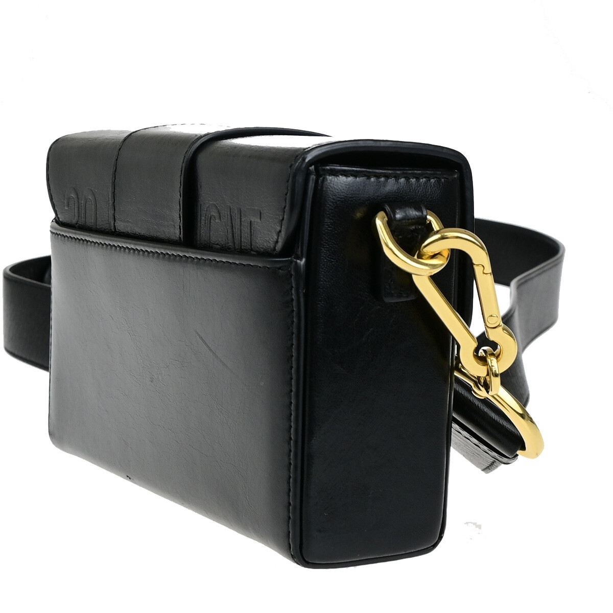 Dior Christian Dior 30 Montaigne Box Bag Leather Zwart