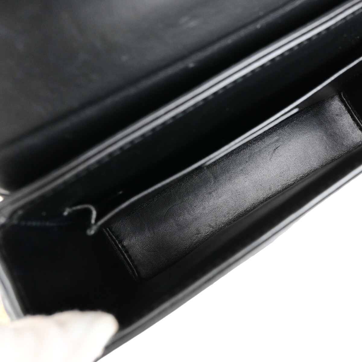 Dior Christian Dior 30 Montaigne Box Bag Leather Zwart