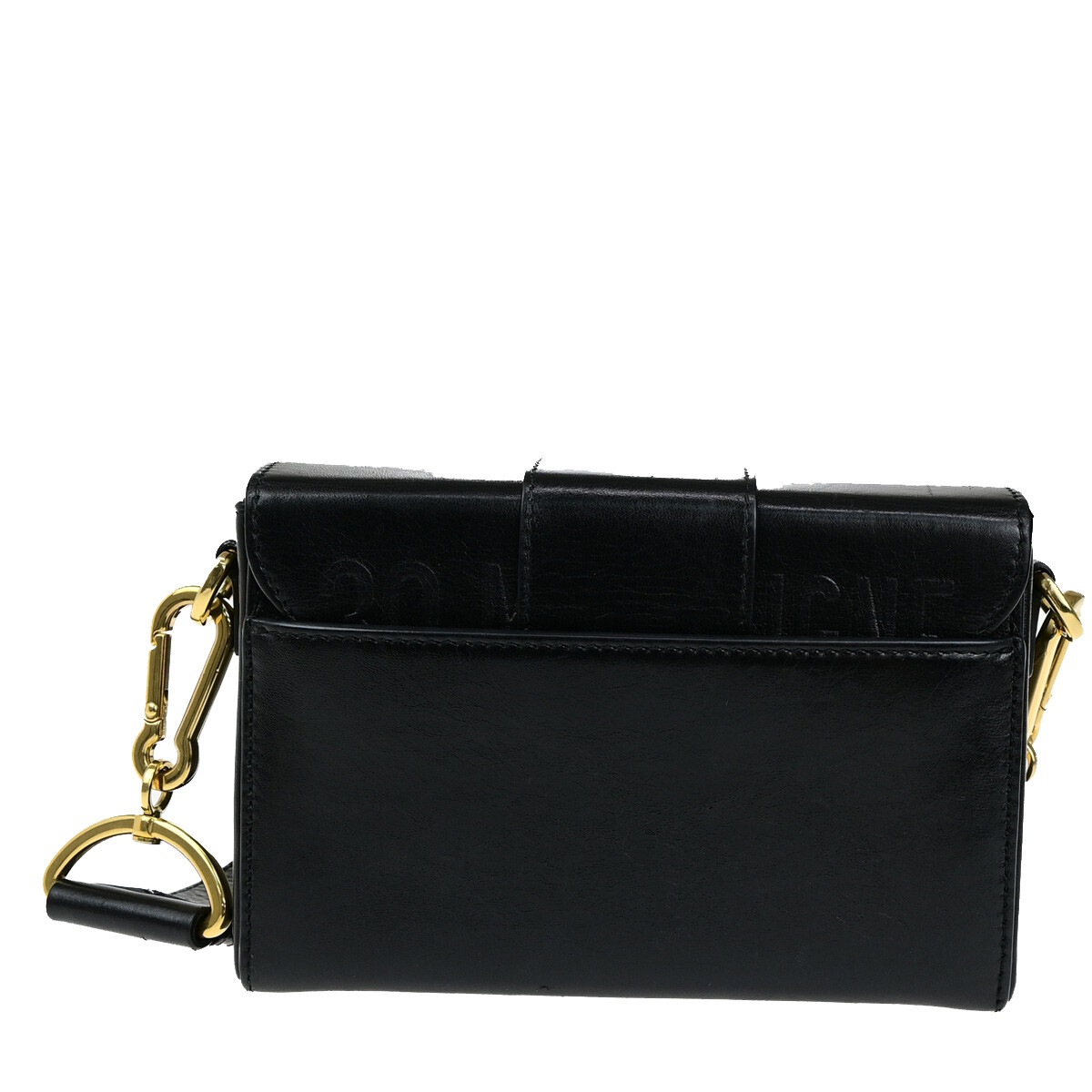 Dior Christian Dior 30 Montaigne Box Bag Leather Zwart