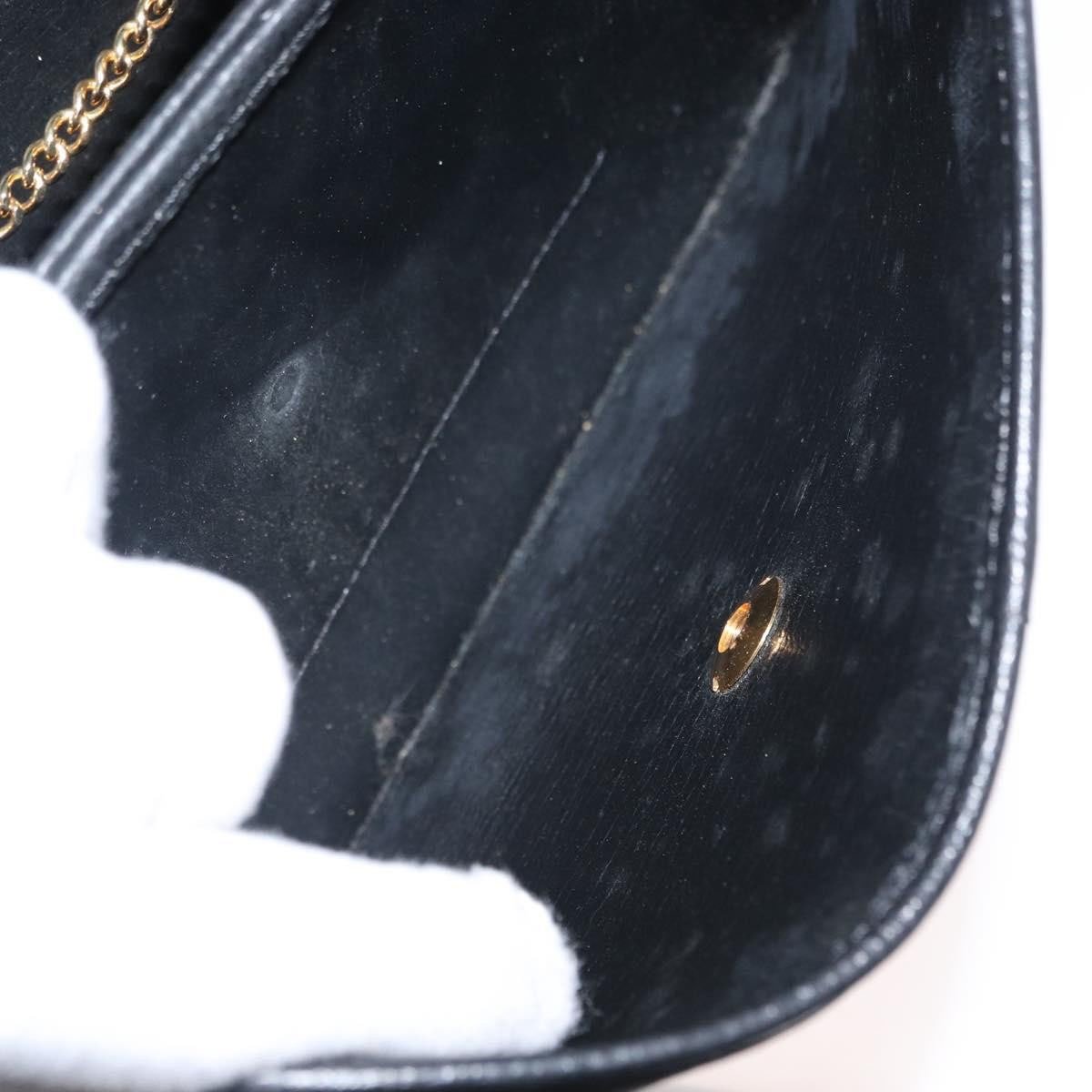 Dior Christian Dior Chain Shoulder Bag Zwart