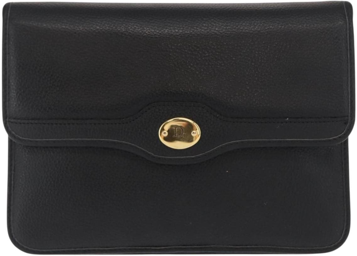 Dior Christian Dior Chain Shoulder Bag Zwart