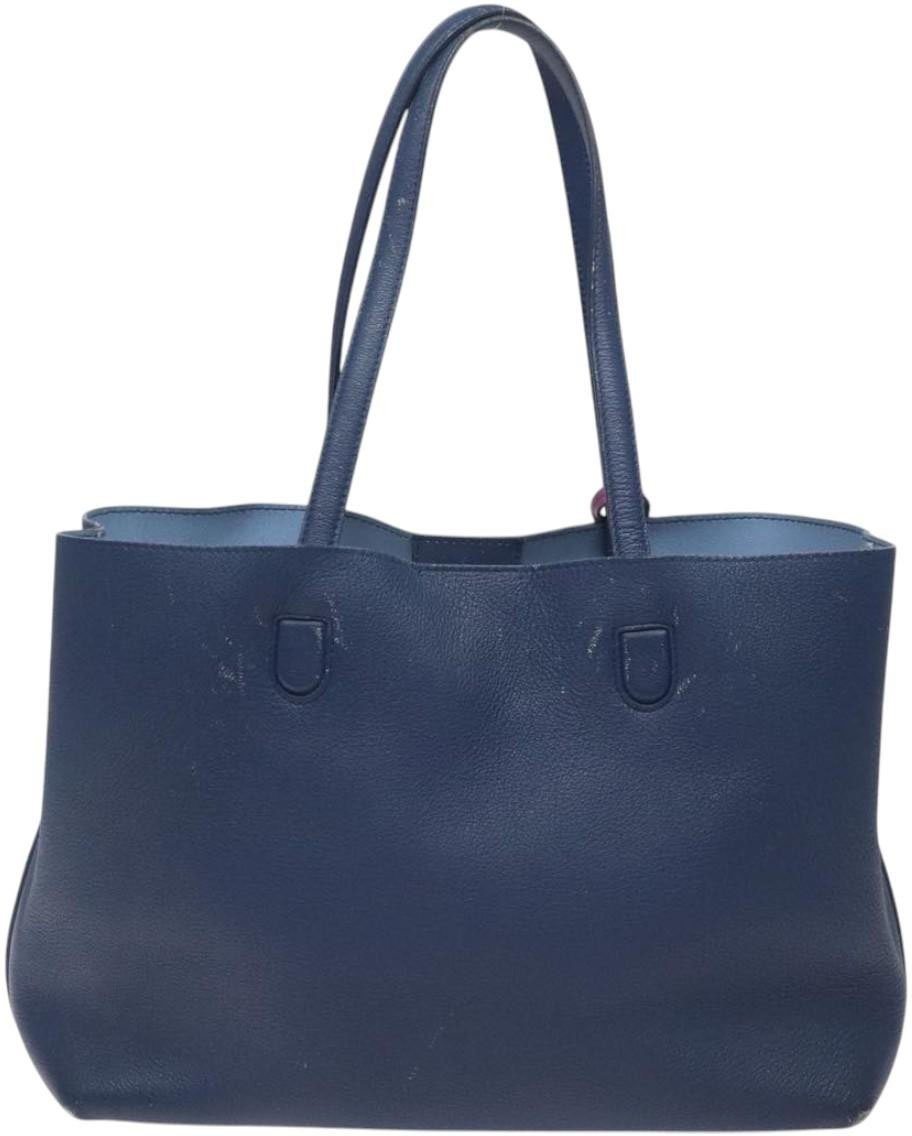 Dior Christian Dior Blossom Handbag Leather Medium Blauw