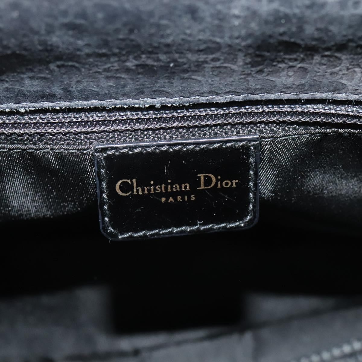 Dior Christian Dior Vintage Trotter Horizontal Tote Canvas Zwart