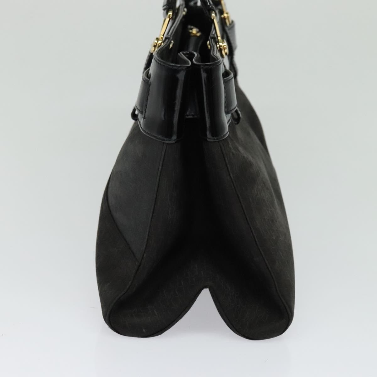 Dior Christian Dior Vintage Trotter Horizontal Tote Canvas Zwart