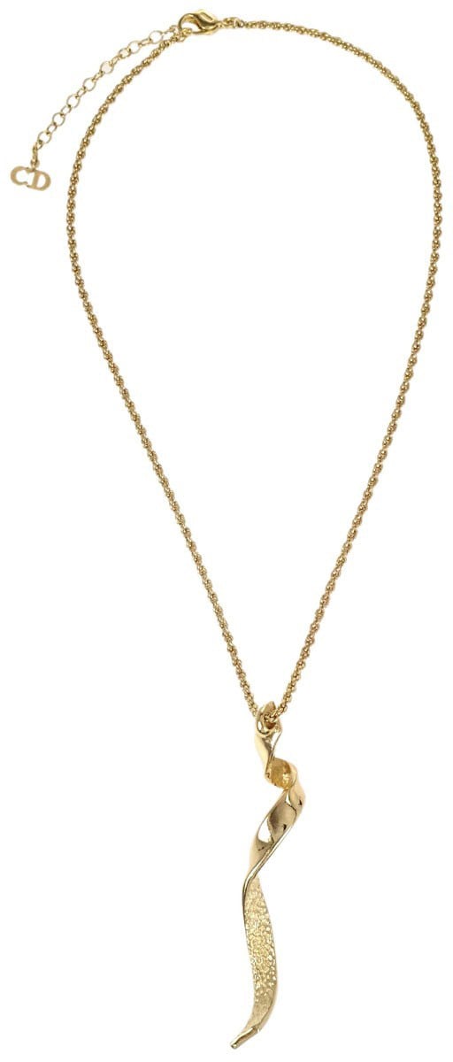 Dior Christian Dior Vintage pendant necklace Metal Goud