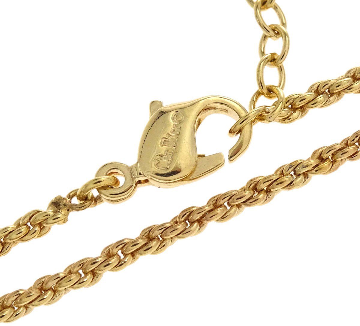 Dior Christian Dior Vintage pendant necklace Metal Goud